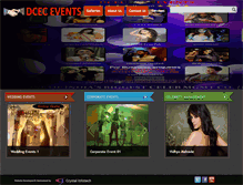 Tablet Screenshot of dcecevents.com